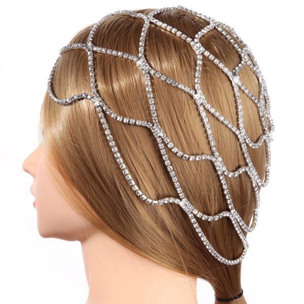 Headpiece Bröllopshåraccessoarer Silver Crystal Pannband H
