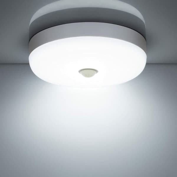 Galaxy LED Taklampe med Bevegelsessensor 12W IP56 Vanntett