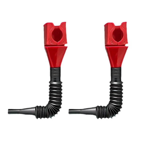 Flexibel dräneringsverktygsmunstycke, vikbar för flera ändamål Red 2pcs