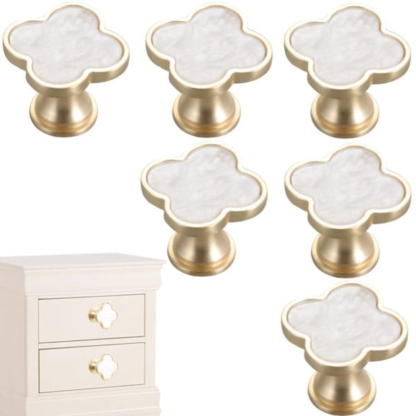 Klöverknoppar Neljänlehtiset Käsittelyt 6 kpl 6 kpl 6pcs 6pcs