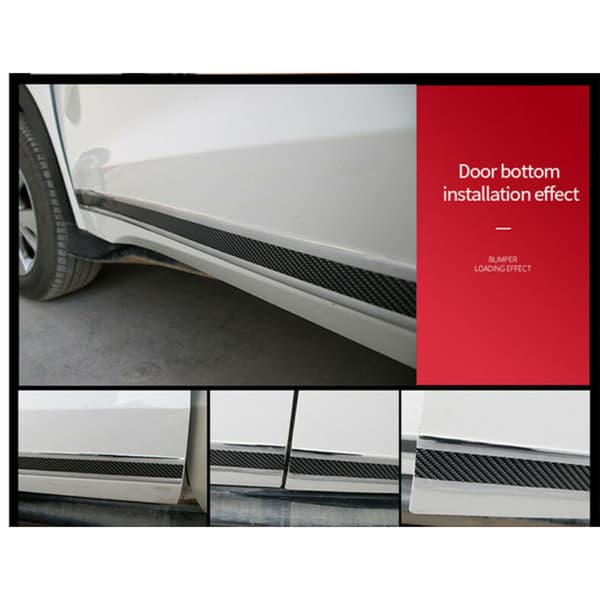 Kolfibervinyl dörrtröskel skyddsdekal skyddsdelar tillbehör