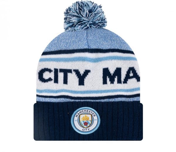 Manchester City Vintermössa för Fotbollsfans[JUN] black