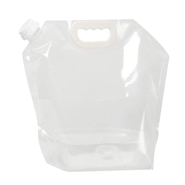 Utomhus bærbar vandpose i plast med sammenklappelig beholder