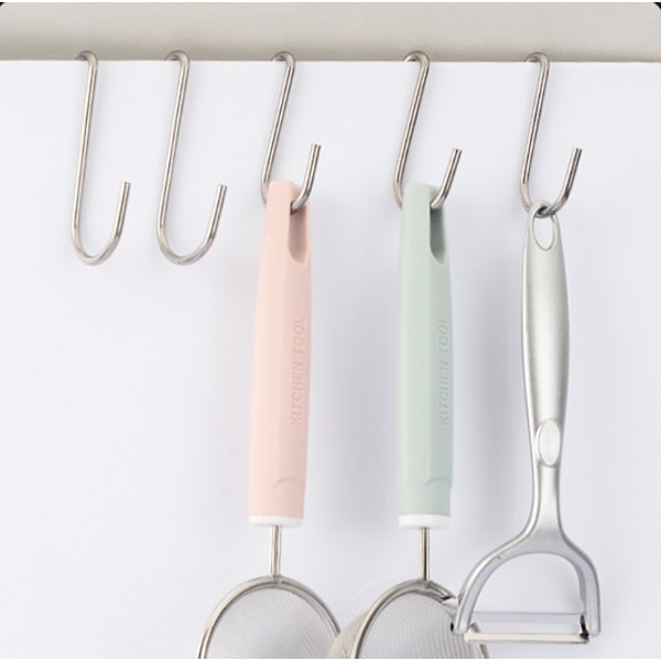 20-pack 5,8 cm Tunga S-formade Hängande Krokar för Kök, Badrum