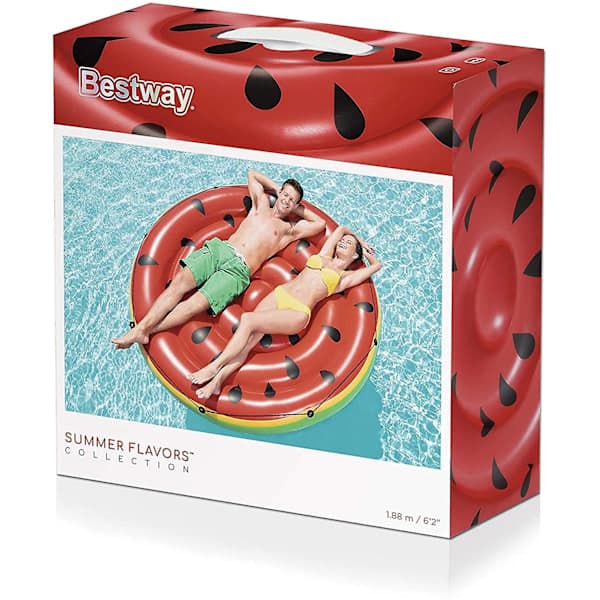 Bestway BW43140 Oppustelig Vandmelon Pool Float Ride-on til Børn og Voksne_RY[JUN]