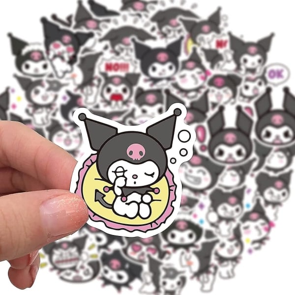 200 stk Kawaii vannflaske vanntette klistremerker, Kuromi My Melody klistremerker