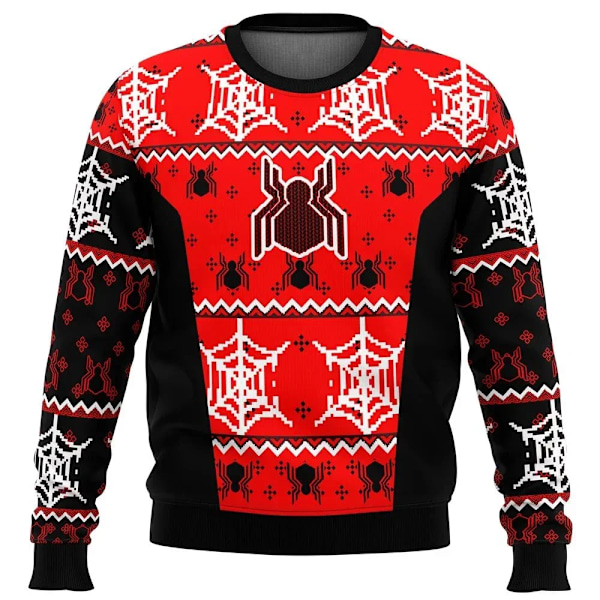 Uusi syksy/talvi Uusi muoti Street Sports Toppit Joulupaita Deadpool Jolly Red Guy Hot Rea O-kaula Pullover Joulupukki tyyli 10 style 10 4XL