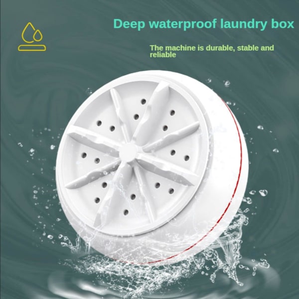 Mini-pesukone - 27W tehokas turbo pesukone