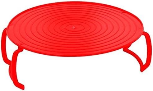 Heat & Eat Microwave Multi-Purpose Tray, Red, 24 x 24 x 3 cm—yux