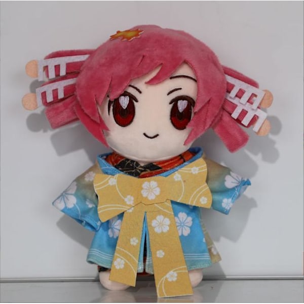 Kasane Teto Sittande Plyschdocka Mjuk Rund Leksak 20cm/7.8\" Ny[JUN] C One Size