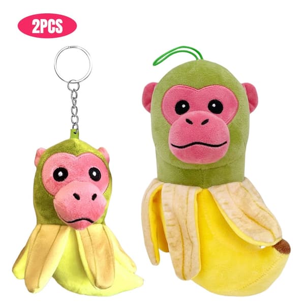 Brainrot Plyslegetøj - Tralalelo Tralala Udstoppede Dyr Dukke Gave[JUN] 2pcs plush