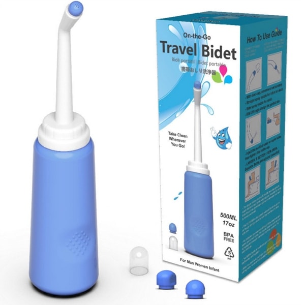 500 ml bærbar bidet håndholdt rejse personlig toilet spray