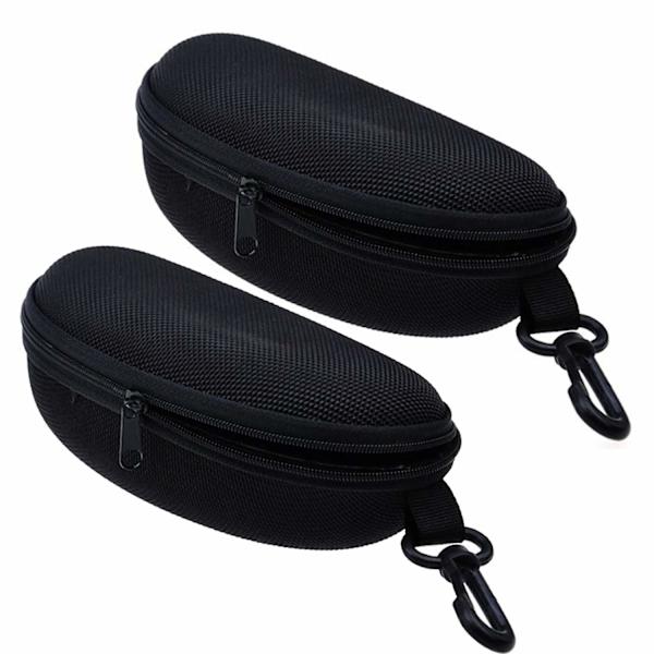 2 stk. Solbriller Etui Hard Case Opbevaringsboksholder