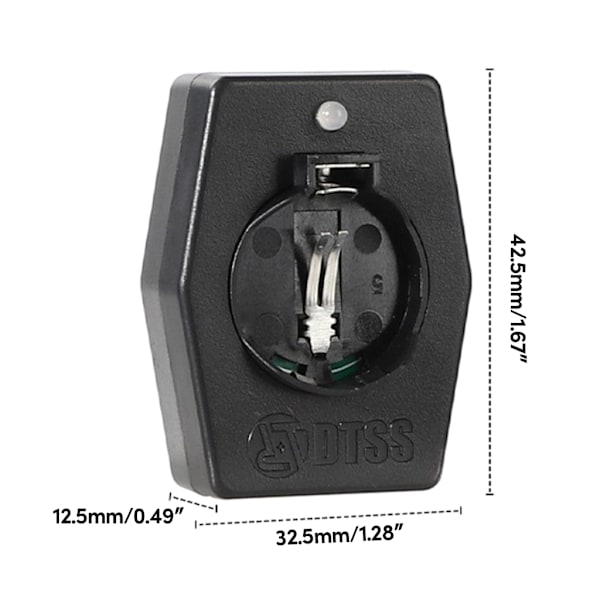 5 stk genopladelige knapbatterier med Type-C batterilader Ladeadapter til LIR2032, 2025 og 2016 batteri 0.04 Charger and LIR2025