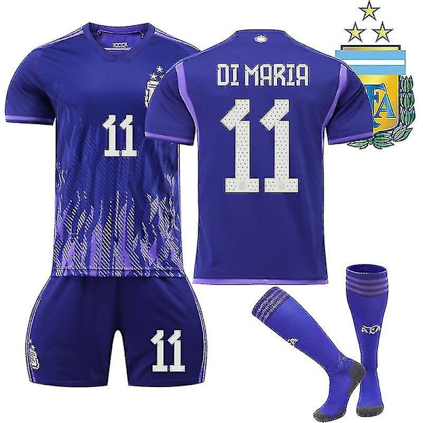 Argentina Champions Three Stars Away tröja Di maria