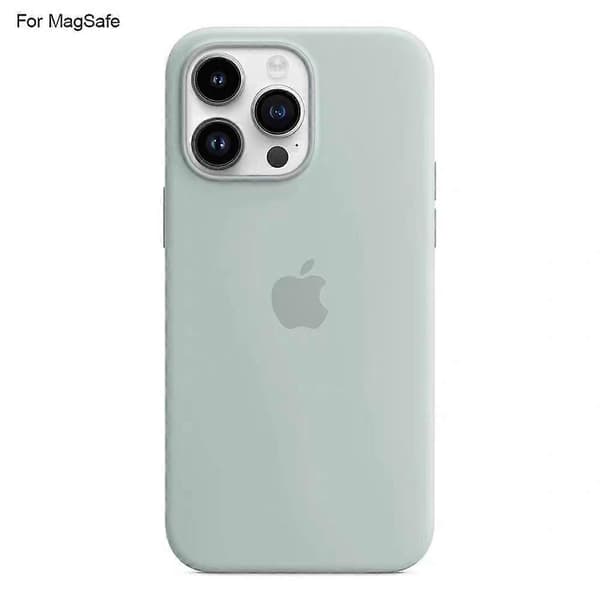 Magnetisk flydende silikonecover til iPhone 14 Pro - Lysegrøn[JUN] Light green size