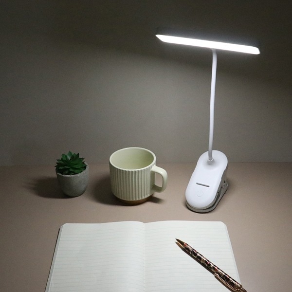 Bordslampa med klämma - Steglös dimmer LED-bordslampa