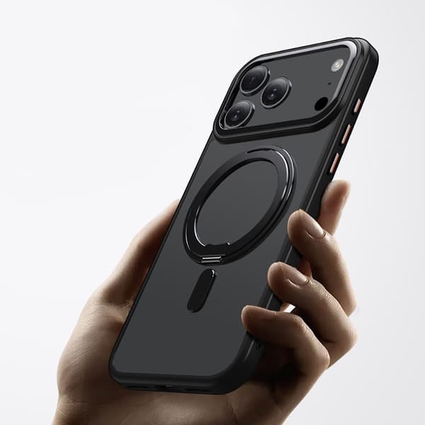 Tech-Protect MagSafe-deksel til iPhone 17 Pro med MagRing i svart [JUN] 80