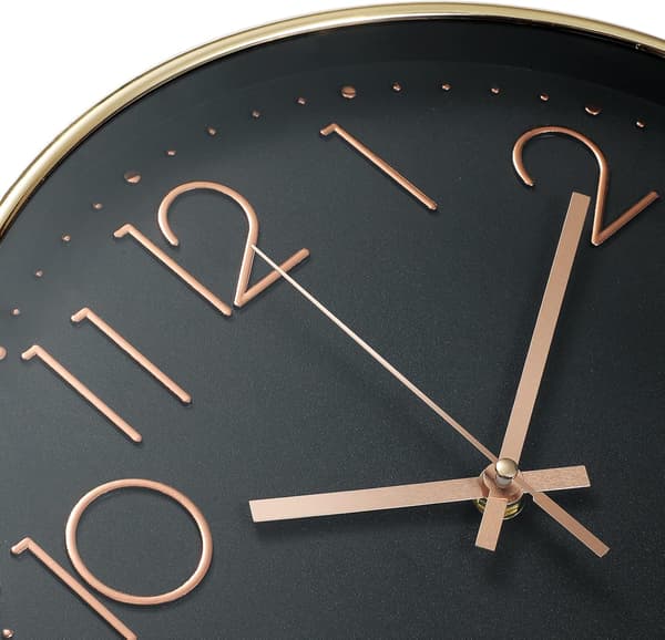 Tyst Analog Väggklocka - 30cm - Kompatibel med Tyst Silent Quartz[JUN]