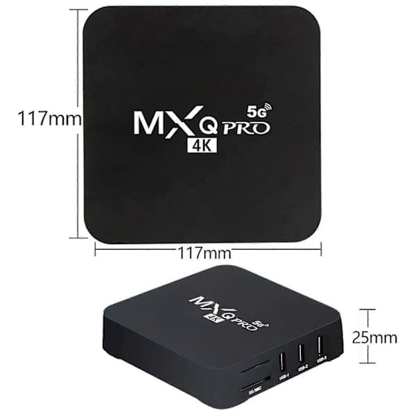 4K Android TV-box med 4 GB RAM 32 GB ROM - Allwinner H3 Smart Media Player[JUN]