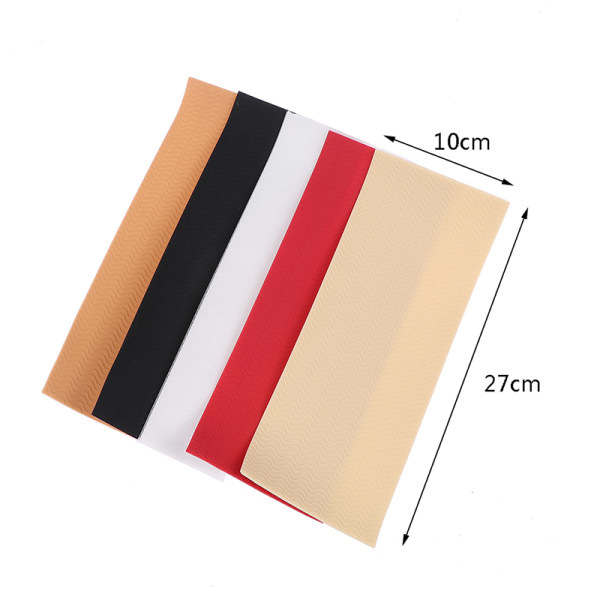 1Par Skosula Skydd Anti-Slip Gummisulor Yttersulor Aprikos