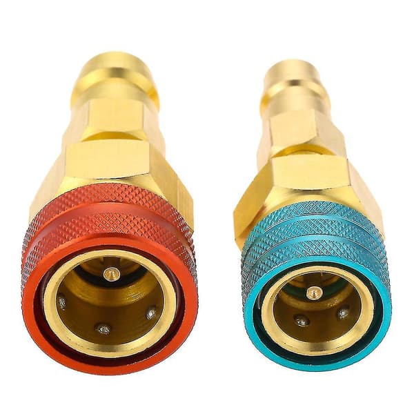 2 Pikaliitinadapteria R1234yf - R134a Suurnopeuskytkimet[JUN]