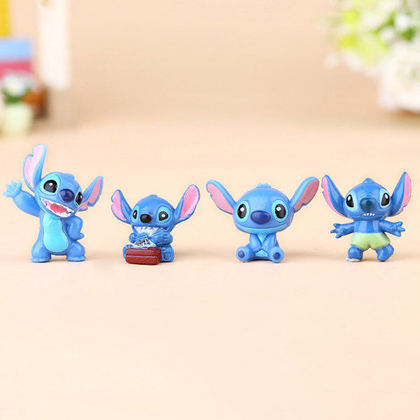 12 kpl Stitch-hahmoa Anime- ja Actionhahmo-mallit Leikkikalut