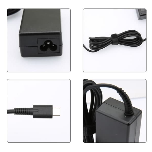 65W USB-C Laptop Oplader til Chromebook & ThinkPad - Hurtig PD Strømadapter [JUN]