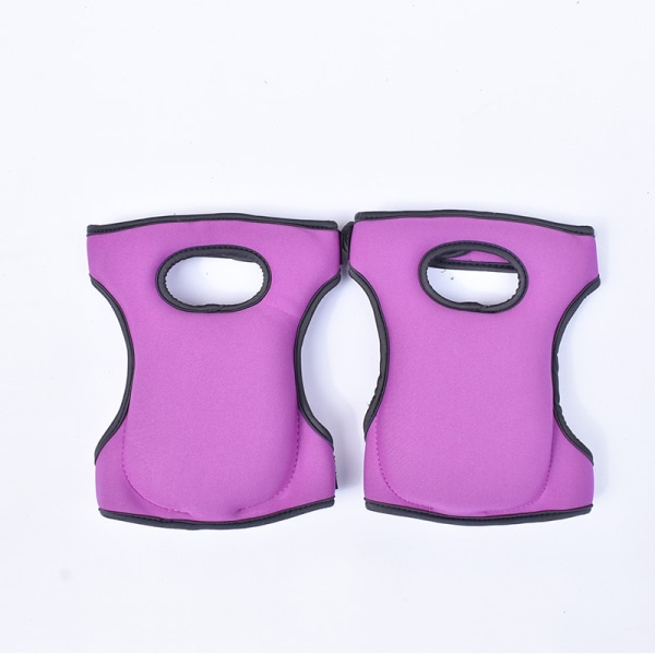 Knäskydd för trädgårdsarbete - Mjuka knäskydd i Memory Foam Purple