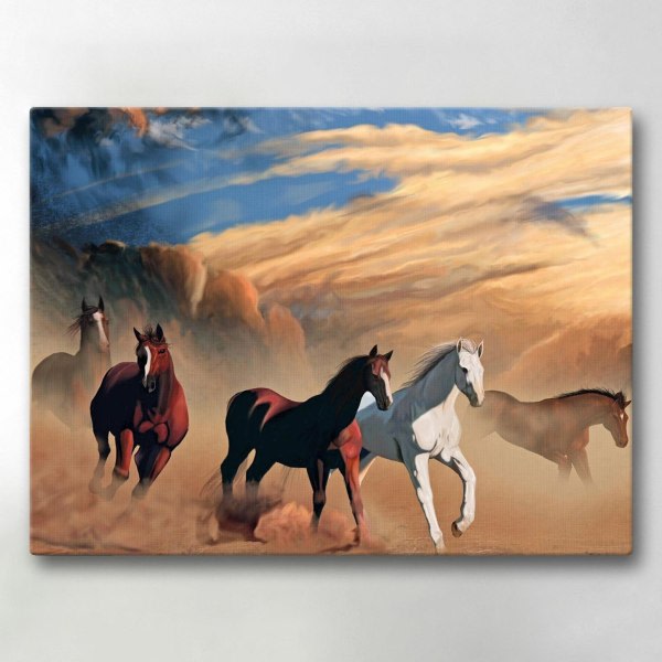 Målning / Canvas - Häst - 40x30 cm - Canvas