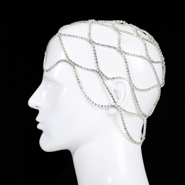 Headpiece Bröllopshåraccessoarer Silver Crystal Pannband H