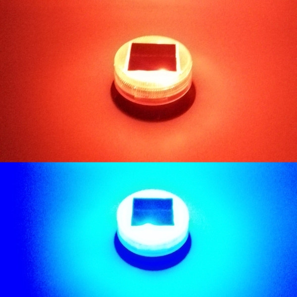Solenergi LED-varningsljus med magnetisk bas A1