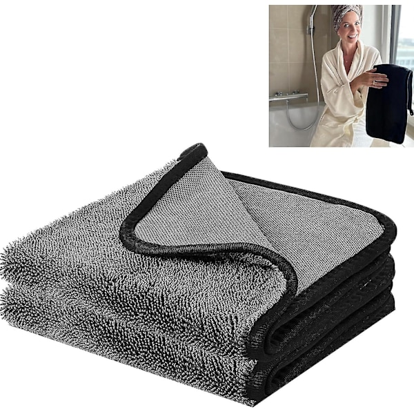 Db suihkukaapin kangas vedenpoistoon suihkussa ja kylvyssä, kiiltävä kylpy Xxl kuivausliina, nopeasti kuivuva kuivausliina 2 kpl 2Pcs 40 x 60 cm