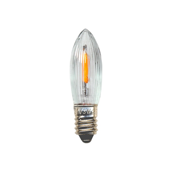 7 stk. LED-filamentlamper til adventslysstager E10 universal