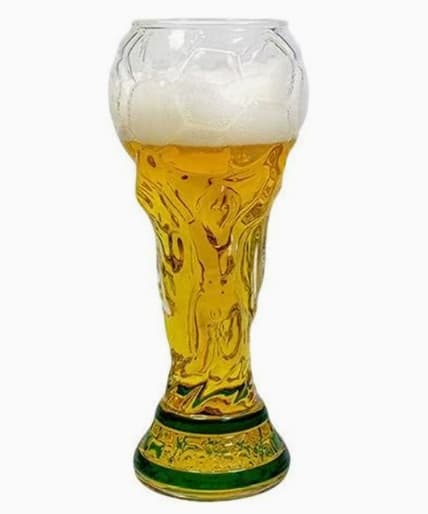 2026 VM-trofæ ølglas 500 ml holdbart glas fodboldgave til mænd far