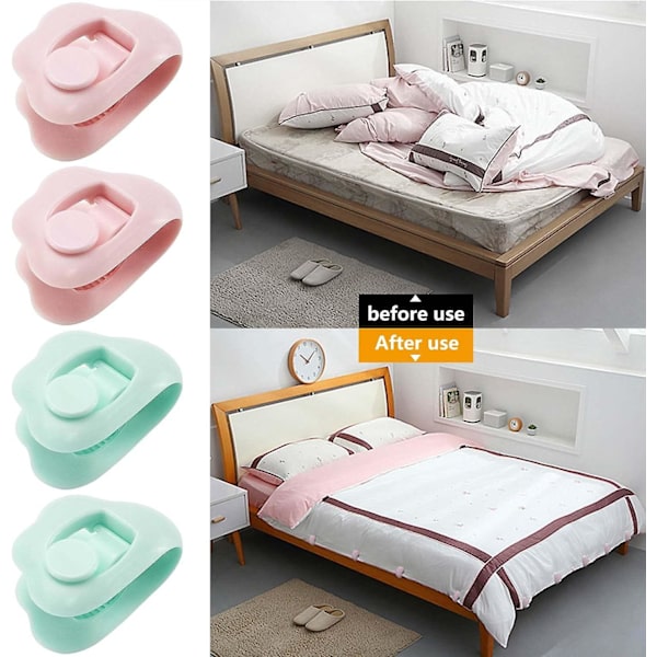 12 stk Dynetrekk Klemmer Dynetrekk Holder Klemmer - Sklisikker Lakenklemme Dynetrekk Griper - for Dyne, Gardin, Dynetrekk - Hindrer Dynen i å Flytte Seg