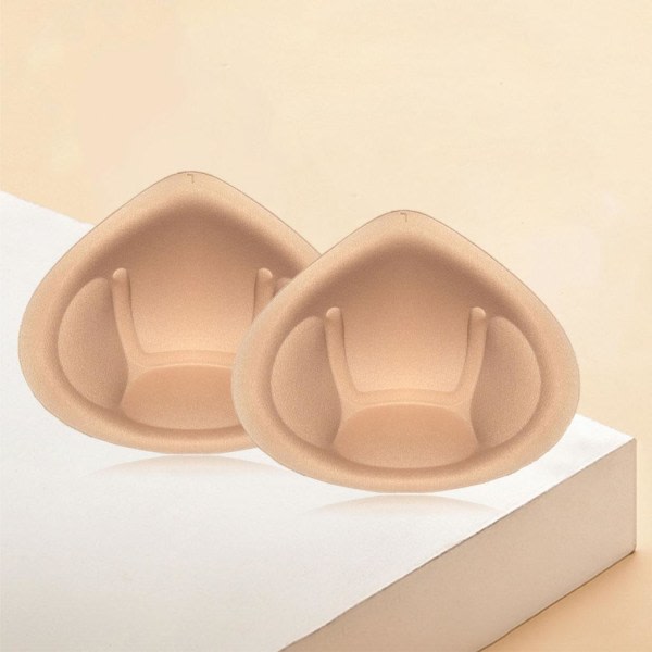 1/2/5 1 par BH-innlegg Pads Forbedrer Avtagbar Pustende Beige XL