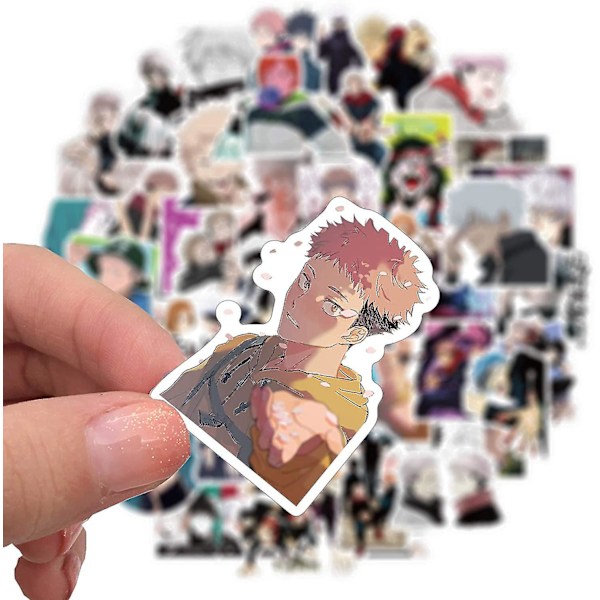 200 stk Jujutsu Kaisen Klistremerker Jujutsu Kaisen Klistremerker Pakke Jujutsu Kaisen Merch