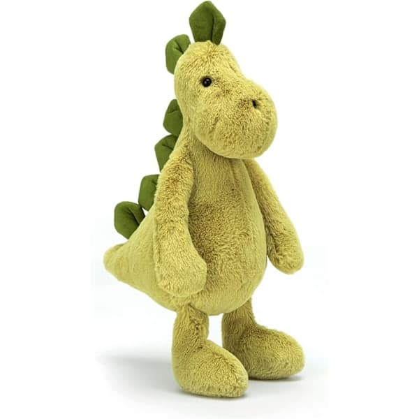 Jellycat Bashful Dino - Blødt legetøj, Medium 30 cm Dinosaur Plyslegetøj, Klassisk Gave til Børn Medium Medium 30cm[JUN]