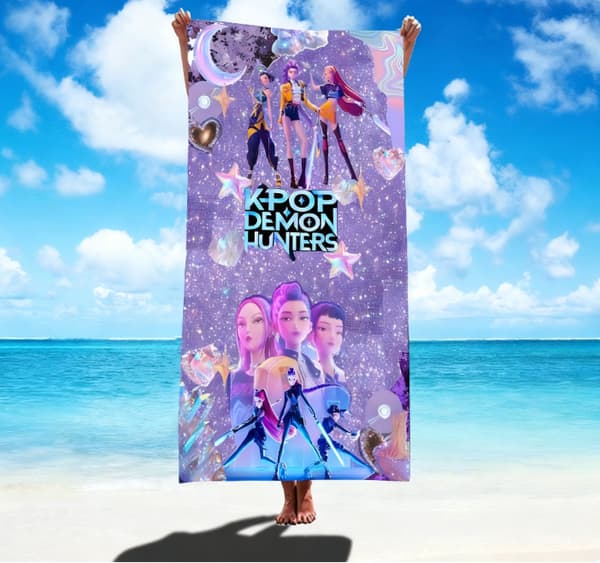 K-POP Magic Band Series Ultra-Fine Polyester Quick-Dry Beach Towel 75x150cm[JUN]