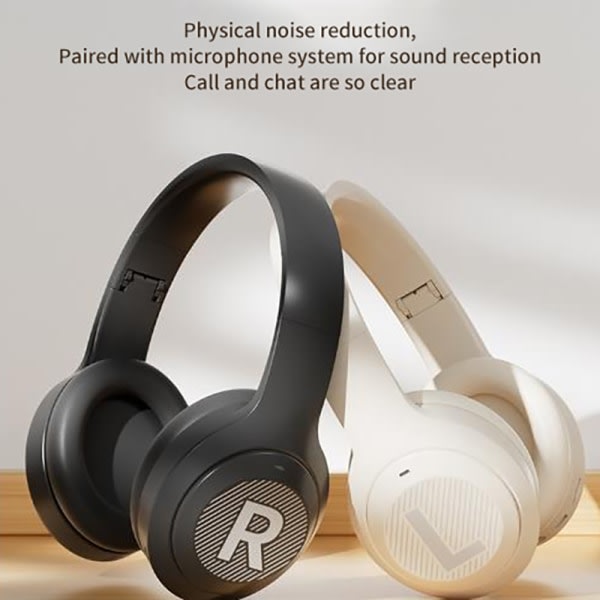 Trådløst headset Bluetooth headset Subwoofer Stereo sort