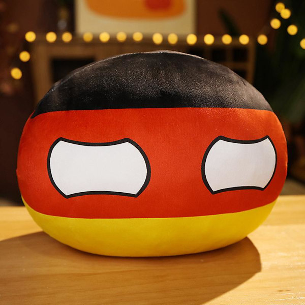 30 cm Polandball Plussjdyr, Myk Anime Country Ball Plussj Pute, Gave til Barn German ball