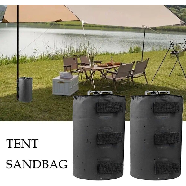 Kraftiga dubbelsydda viktpåsar 4-delars set benvikter för tälttält viktade fotfickor sandsäckar utomhusväskor 10L-20L