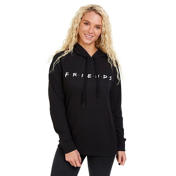 Friends Dam/Dam Logotyp Hoodie Sort/Hvid Black/White S