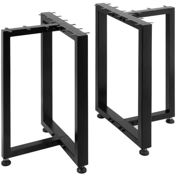 VEVOR Kompatibel T-Formet Skrivebordsstøtte 41x46cm - 2 Pak Stålben[JUN]