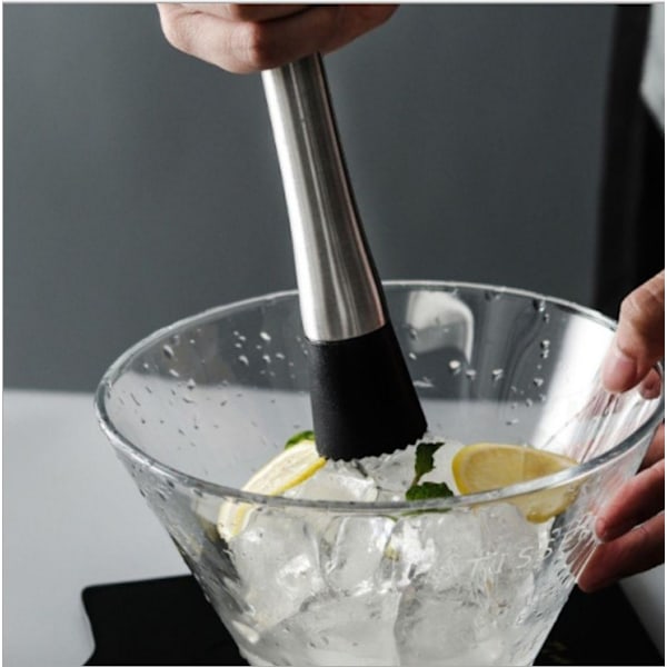 INF Cocktail-setti Dubbelshaker 750ml Ruostumaton teräs Hopea 10 osaa