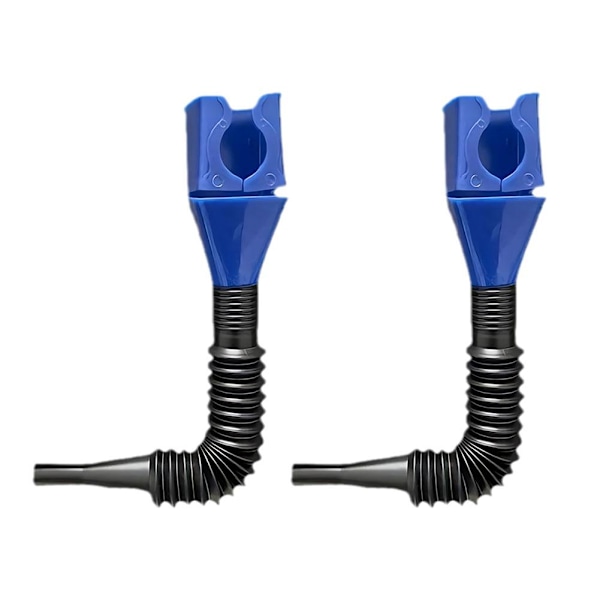 Flexibel tratt för dräneringsverktyg, vikbar för flera ändamål Blue 2pcs