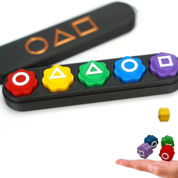 Squid Game 2 Gonggi & Etui Koreansk Sort M