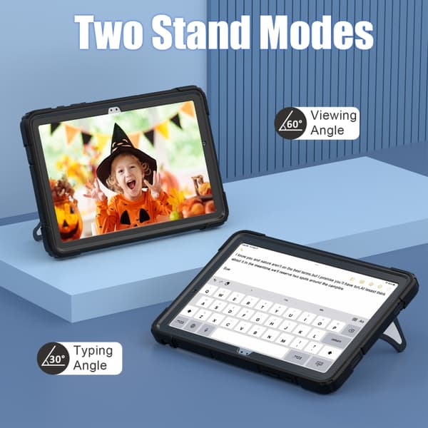 Stødsikkert silikone hybridcover til Samsung Galaxy Tab A9+ & A11+[JUN] Svart