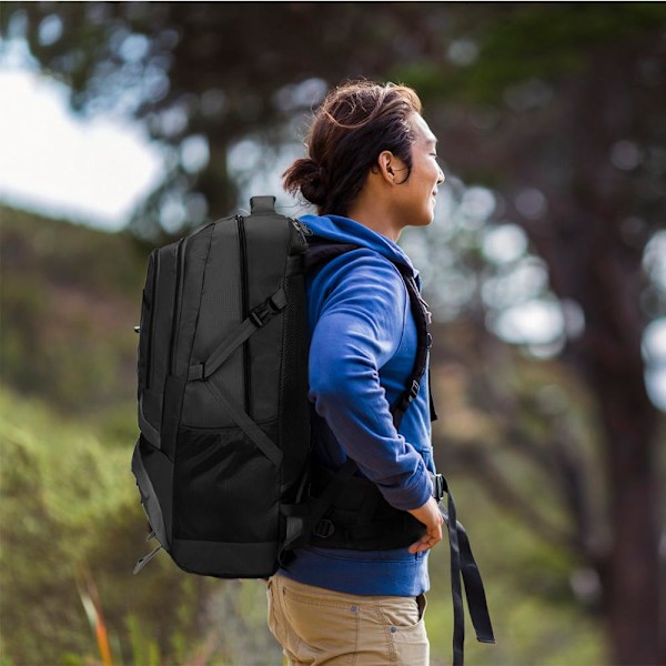 60L Stor Ryggsäck Ryggsäck MÖRKBLÅ dark blue